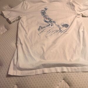 Jordan White Tee with Dynamic Graphic